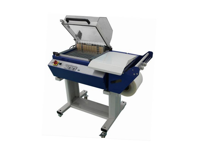 PVC PP Semi Auto Shrink Wrapping Machine 15 Pcs/Min Tunnel Stretch Wrapper
